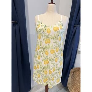 Star + Skye by PJ SALVAGE Lemon printed Chemise Lightweight Fresh Casual Chic